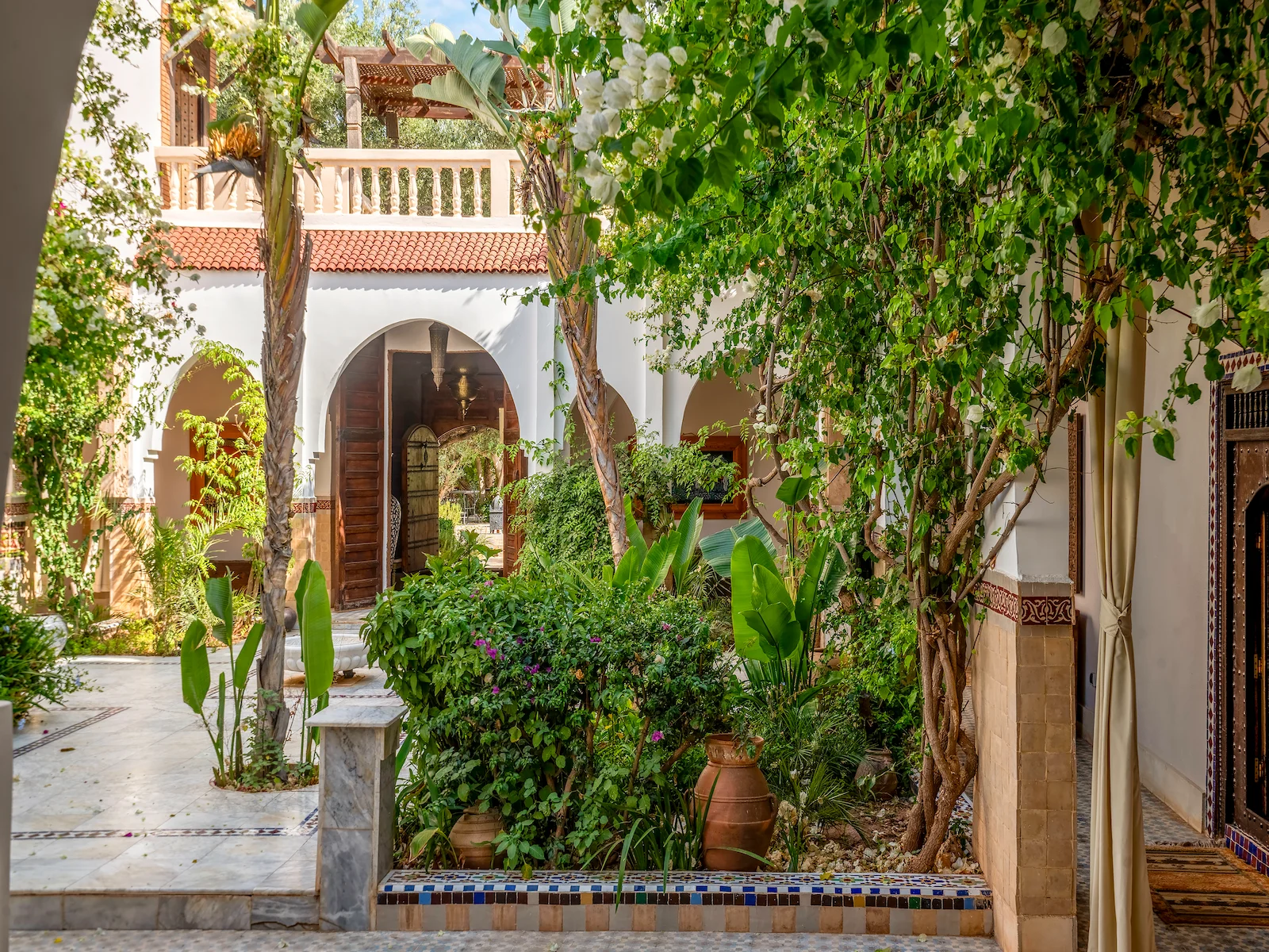 Riad courtyard garden